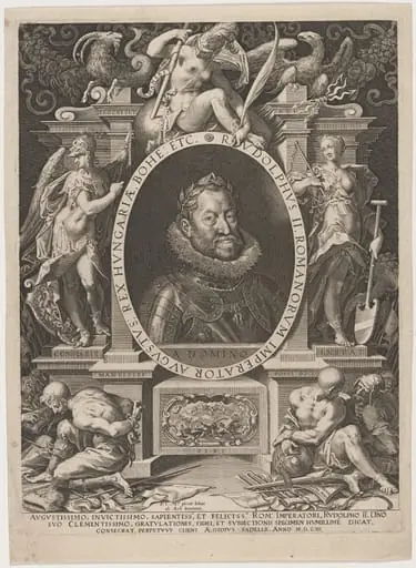 Emperor Rudolph II, by Aegidius Sadeler II