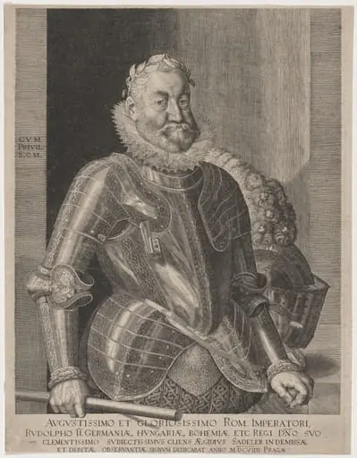 Emperor Rudolph II, by Aegidius Sadeler II