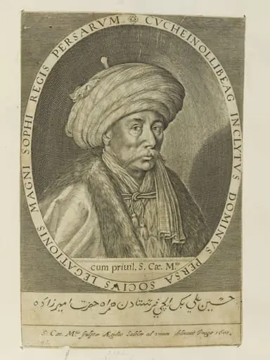 Husayn `Ali Beg, by Aegidius Sadeler II