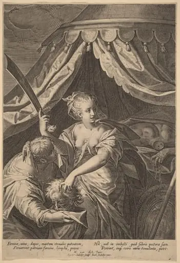 Judith with the Head of Holofernes, by Aegidius Sadeler II
