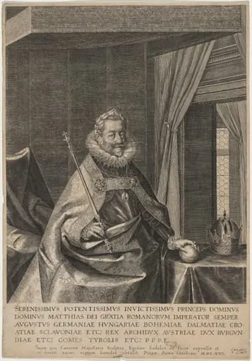 Matthias, Roman Emperor, by Aegidius Sadeler II