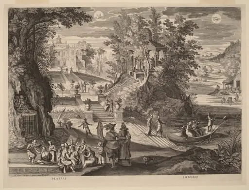 May and June, by Aegidius Sadeler II