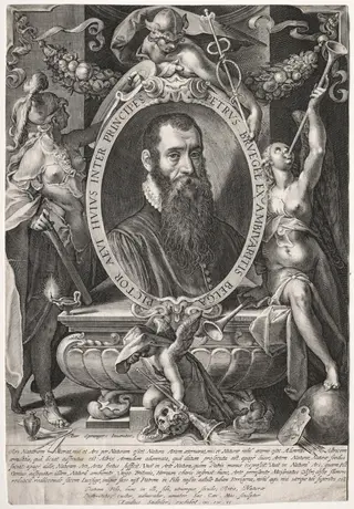 Peter Bruegel, by Aegidius Sadeler II, 1606