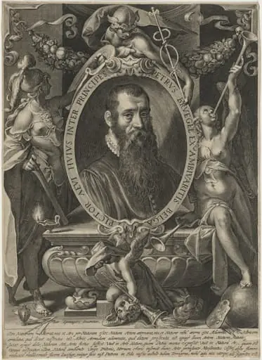 Peter Brueghel, by Aegidius Sadeler II