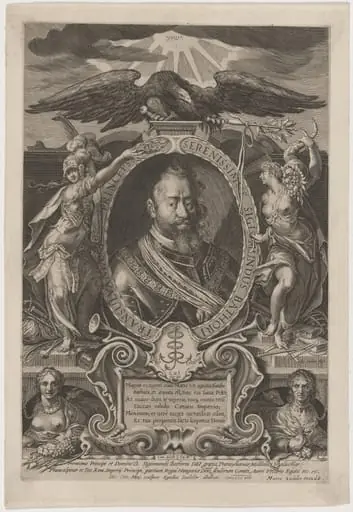 Sigismund Bathori, Prince of Transylvania, by Aegidius Sadeler II