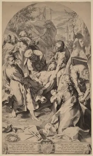 The Entombment, by Aegidius Sadeler II