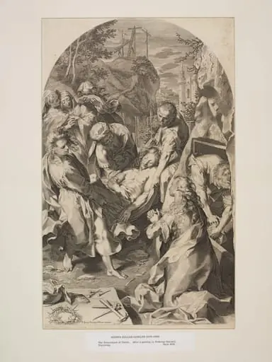 The Entombment of Christ, by Aegidius Sadeler II
