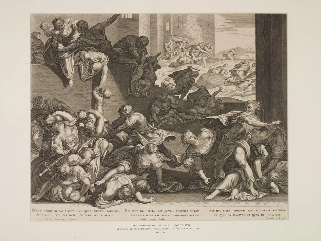 The Massacre of the Innocents, by Aegidius Sadeler II