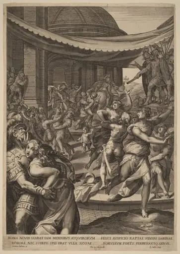 The Rape of the Sabines, by Aegidius Sadeler II