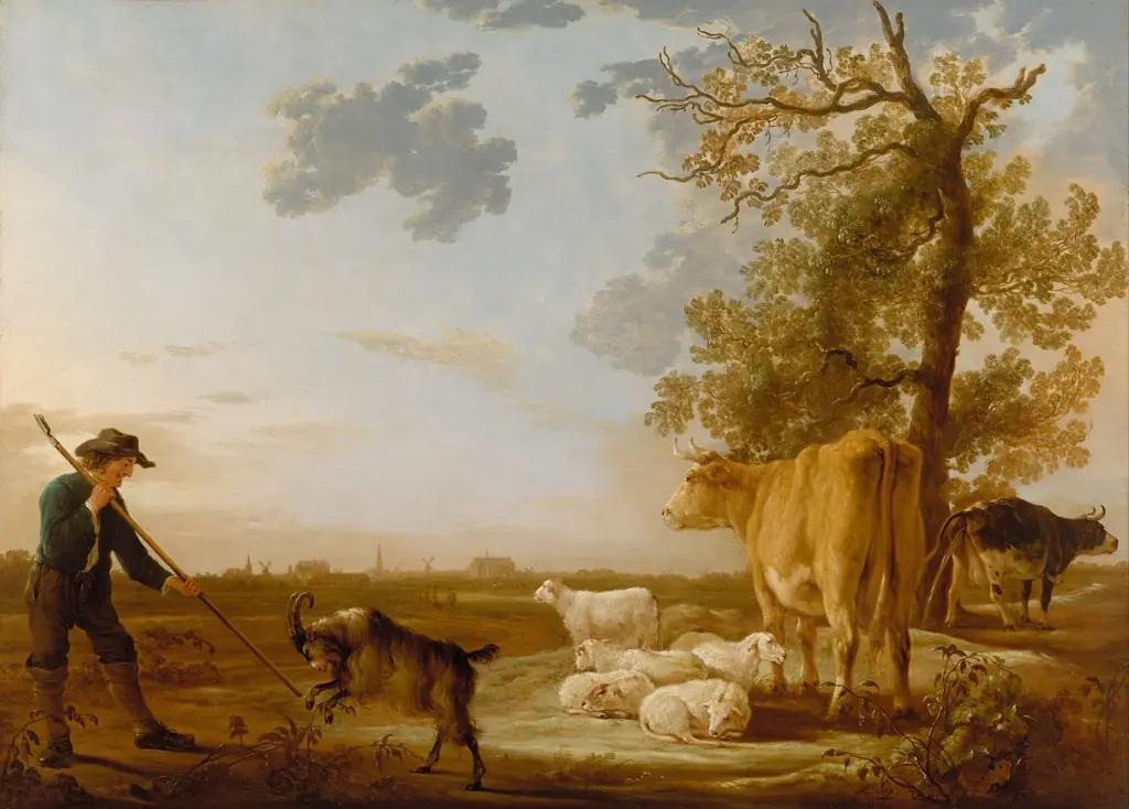 Landscape with cattle, by Aelbert Cuyp