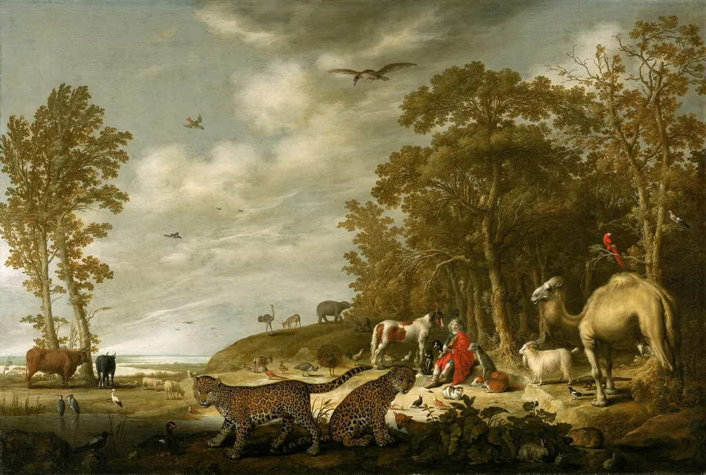 Orpheus Charming the Animals, by Aelbert Cuyp, oil, 1640