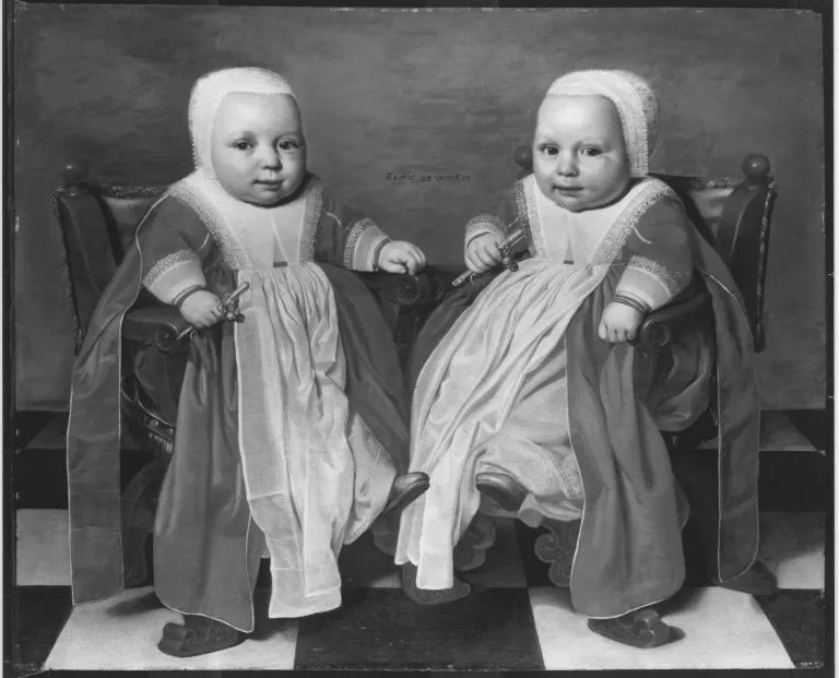 Portrait of Twins, by Aelbert Cuyp, oil, 1655
