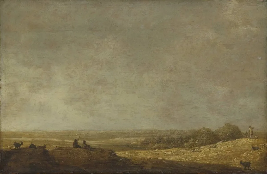 River Valley Landscape, by Aelbert Cuyp, unspecified, 1640