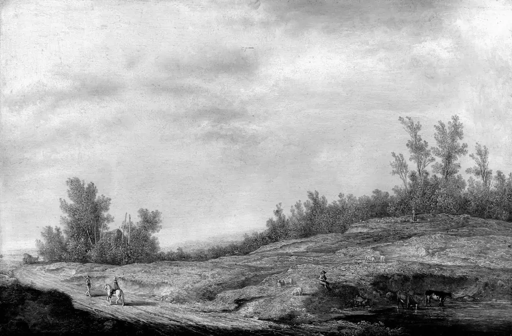 Road through the dunes, by Aelbert Cuyp