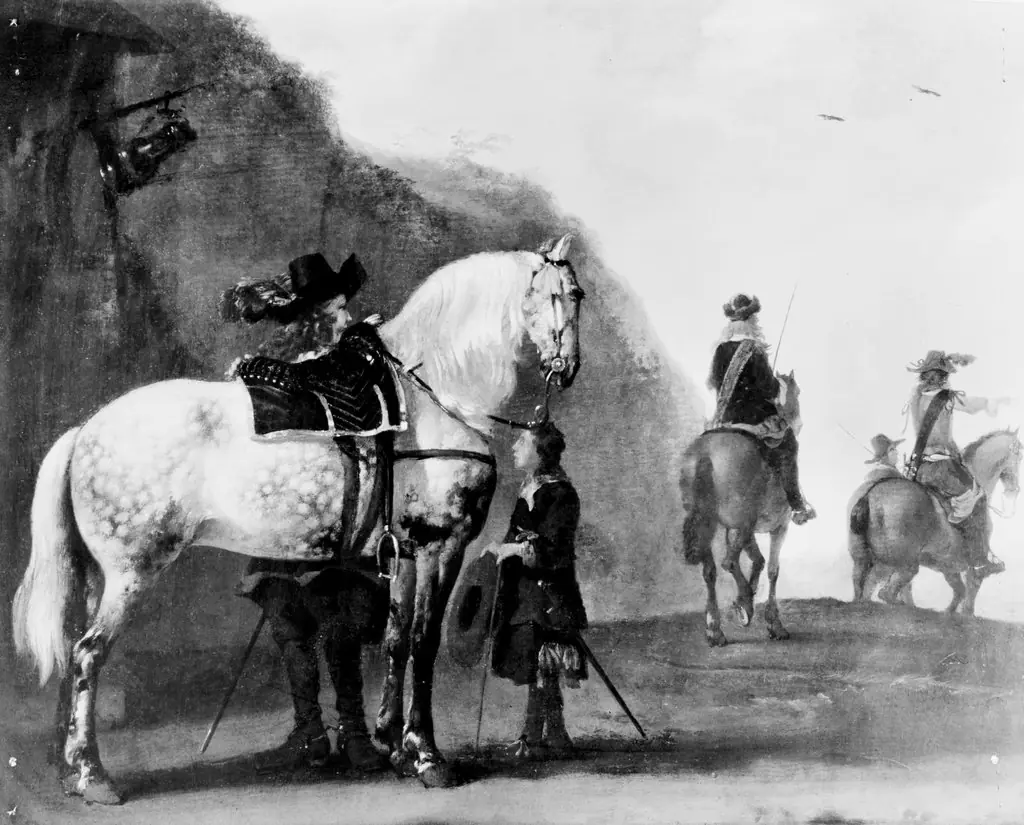 Travellers in a Landscape, by Aelbert Cuyp