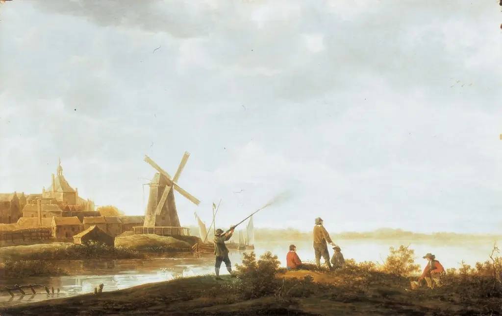 View of Dordrecht with the Rietdijkse Poort, by Aelbert Cuyp, 1660