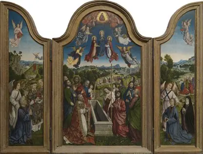 Assumption of the Virgin Mary by Aelbrecht Bouts, by Aelbrecht Bouts