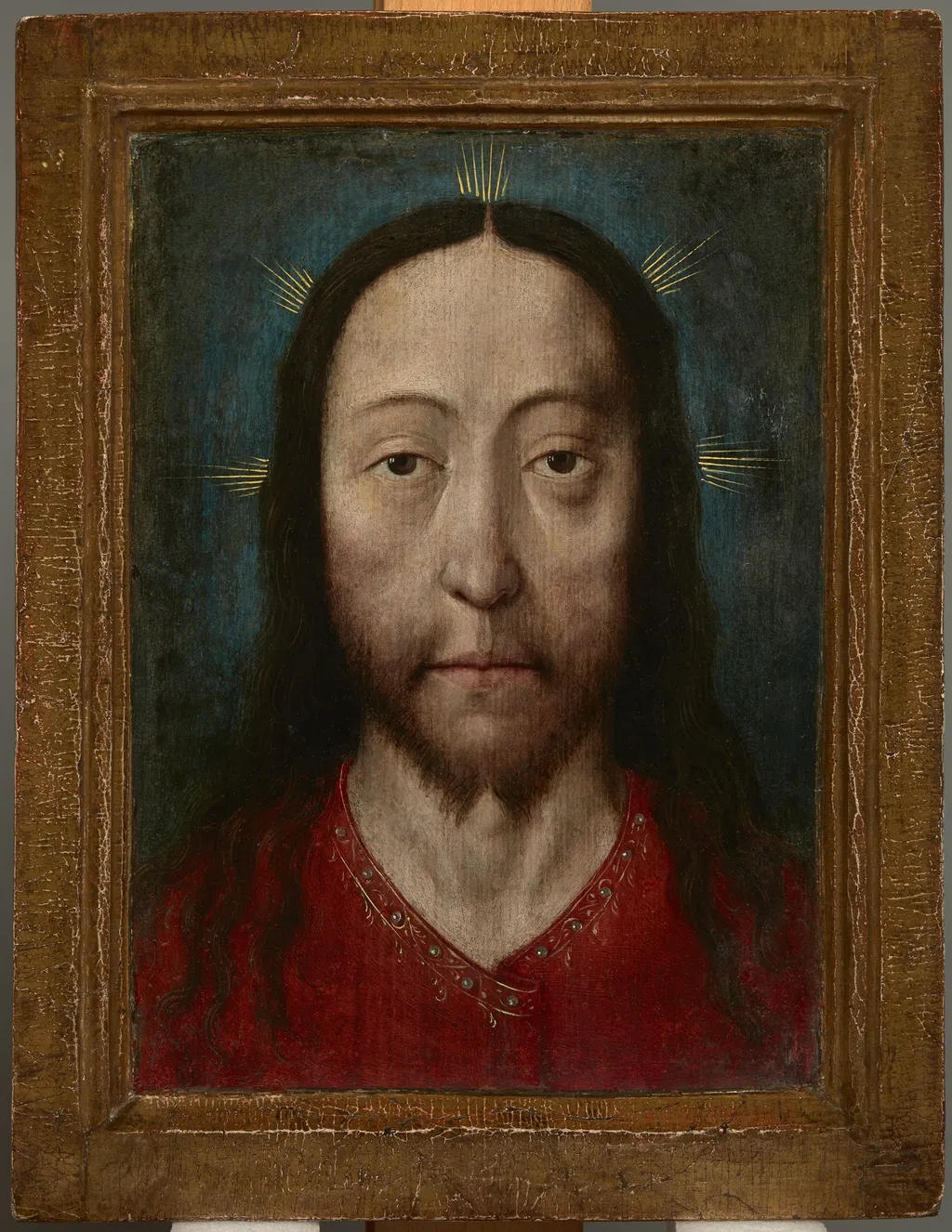 Christ – Salvator Mundi, by Aelbrecht Bouts, oil, 1505