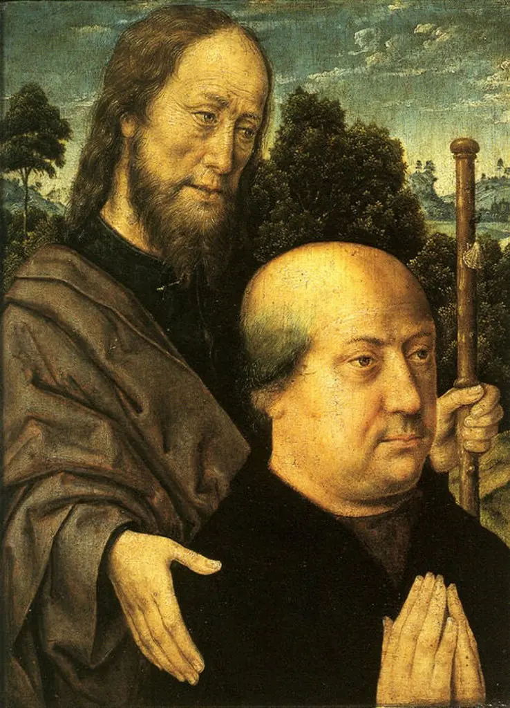 Donator with Saint James, by Aelbrecht Bouts, 1498