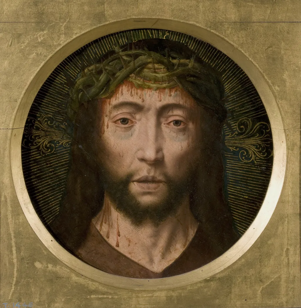 Head of Christ, by Aelbrecht Bouts, unspecified, 1500