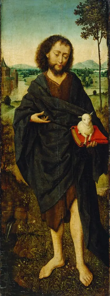 Johannes d. Täufer, by Aelbrecht Bouts