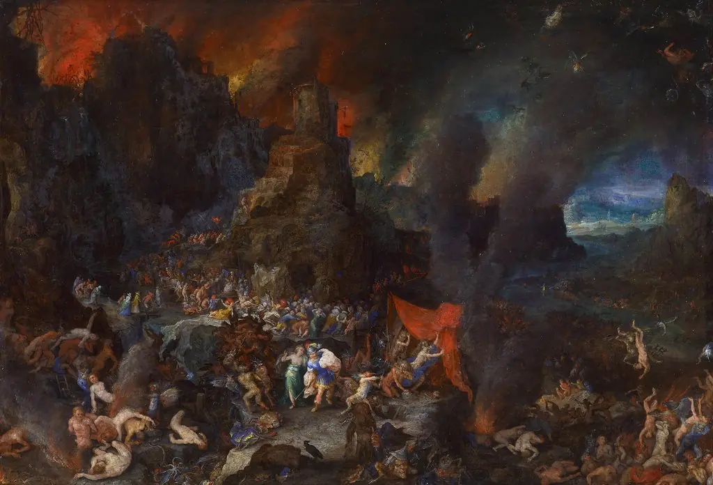 Aeneas and a Sibyl in the Underworld