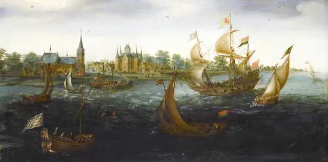 Ships off IJselmonde