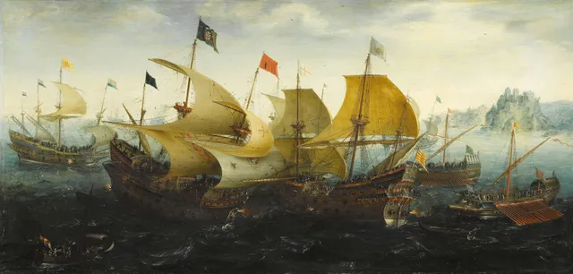 The battle of Cadix