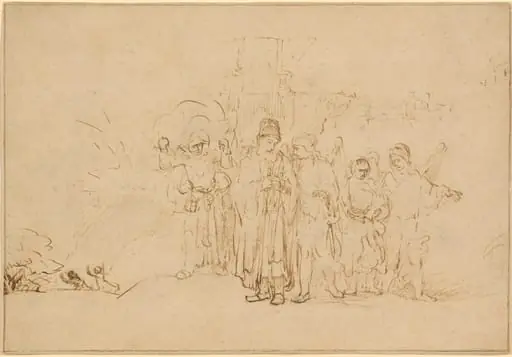 Lot and His Family Leaving Sodom, by Aert de Gelder