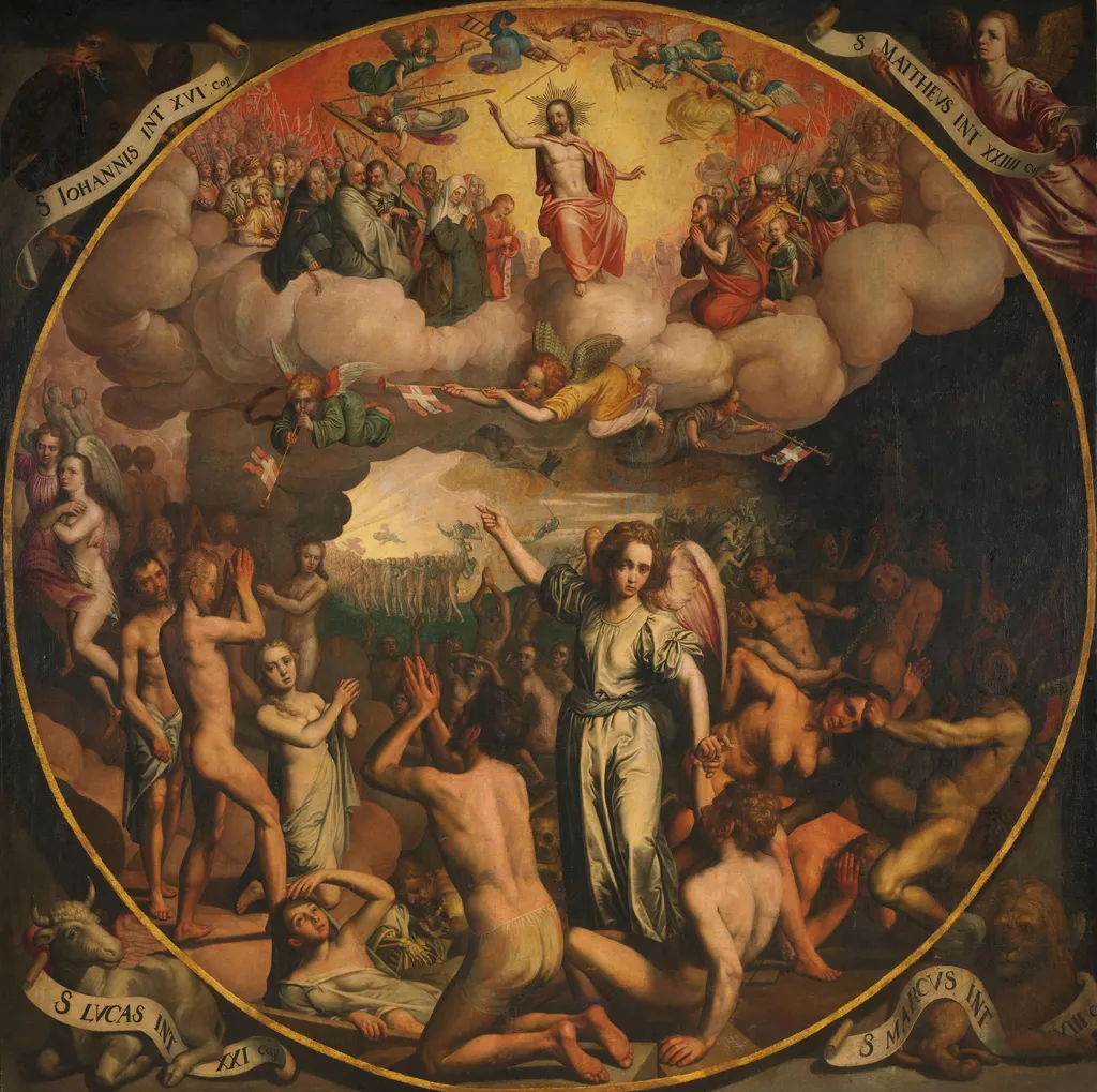Last Judgment, by Aert Pietersz, oil, 1611