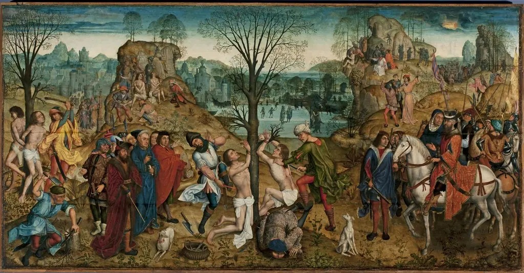 Martyrdom of St. Crispin and Crispinian, by Aert van den Bossche