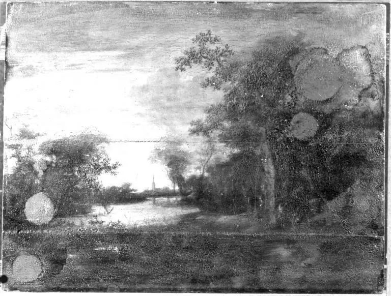 Kanallandschaft bei Sonnenuntergang (Nachahmer), by Aert van der Neer