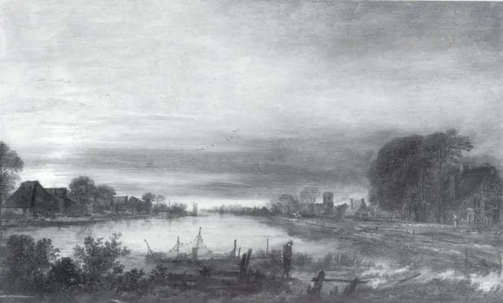Landscape with Canal at Dusk, by Aert van der Neer