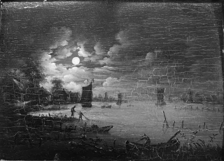 Moonlight, by Aert van der Neer