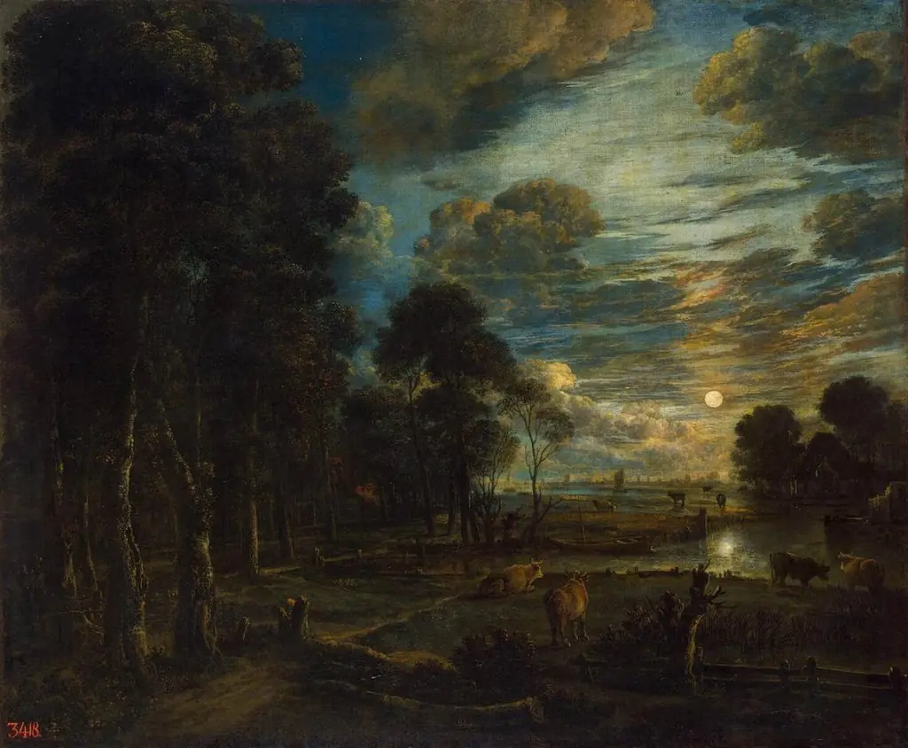 Night Landscape, by Aert van der Neer