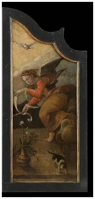 Angel Gabriel, by Aertgen van Leyden