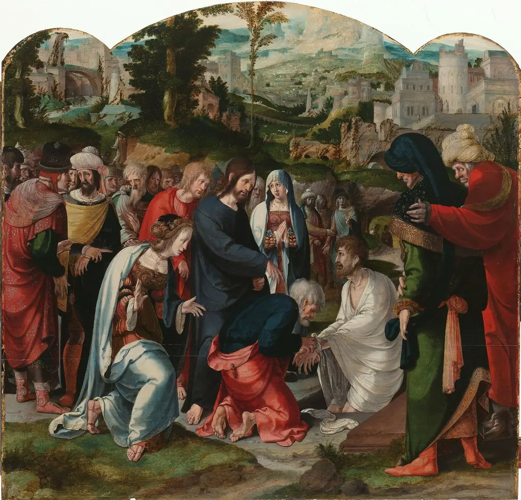 The Raising of Lazarus, by Aertgen van Leyden
