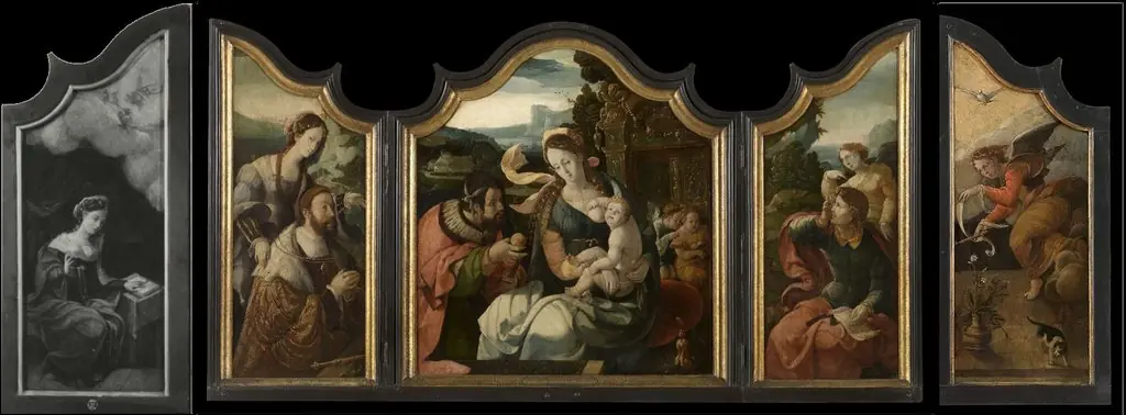 Triptych of Count Henry III of Nassau, by Aertgen van Leyden