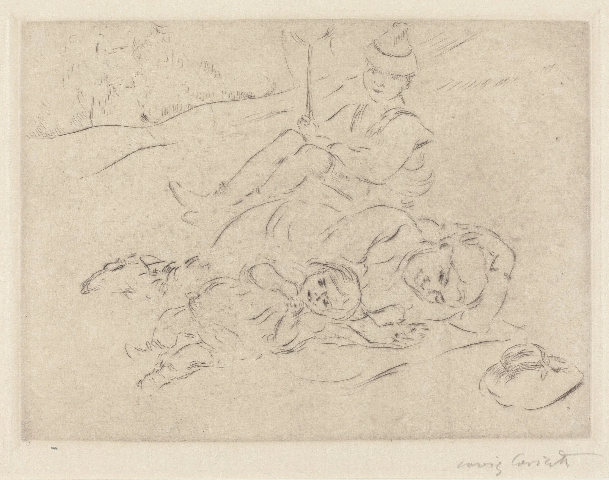 Auf dem Lande (In the Country), detail