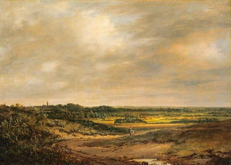 An English Landscape, detail