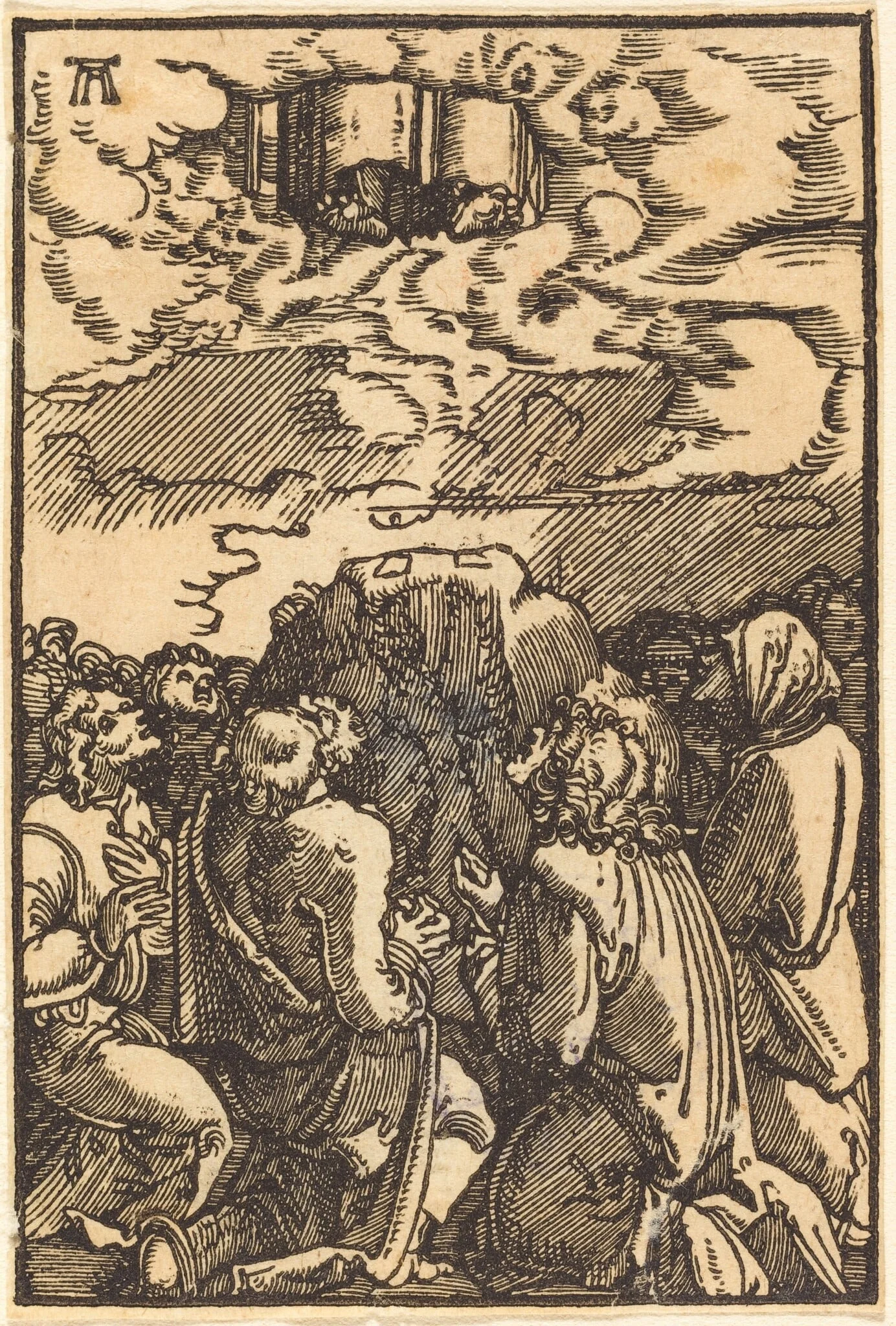 The Ascension of Christ, detail