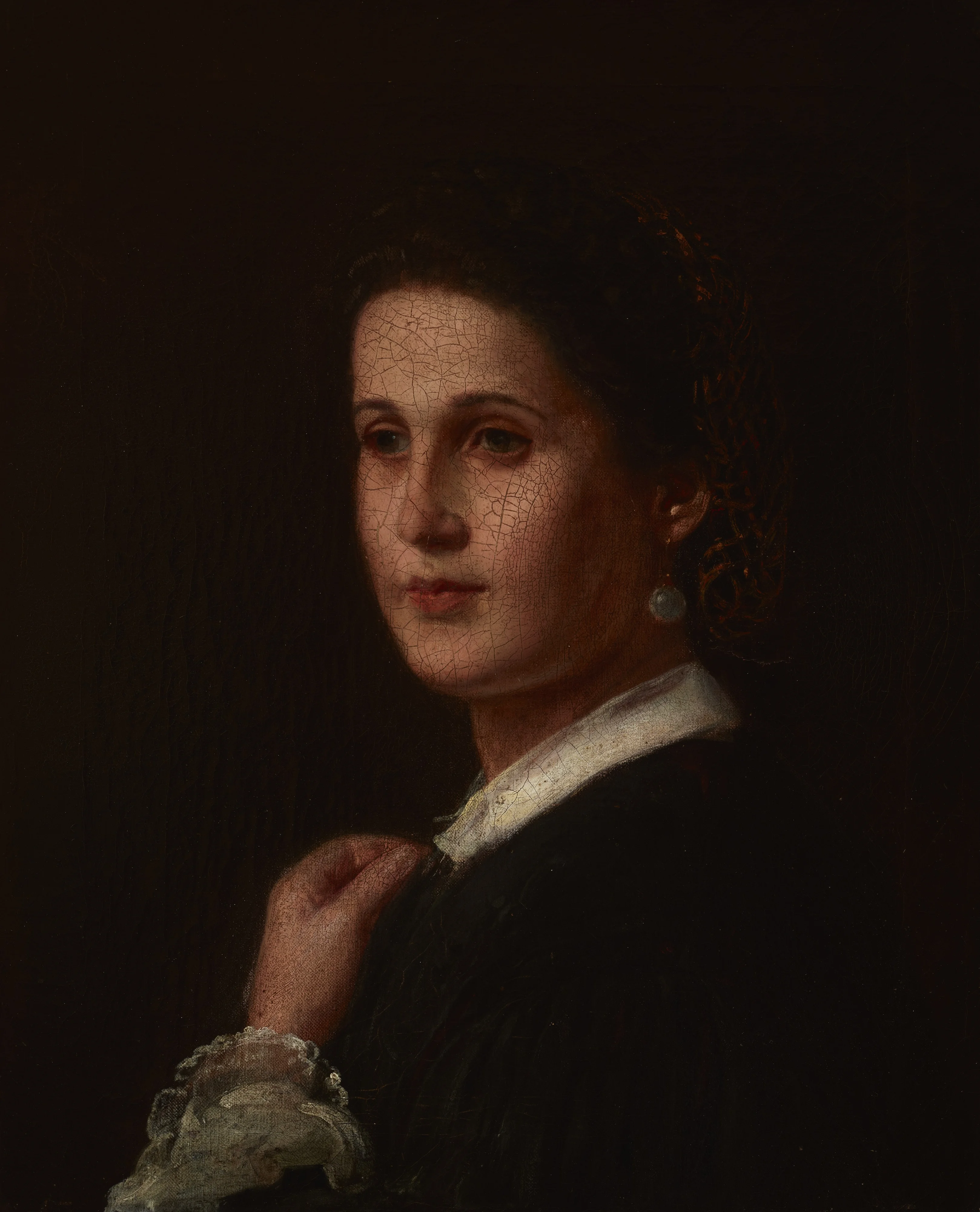 Portrait of Malwina Ramloff, Artist's Fiancée, detail