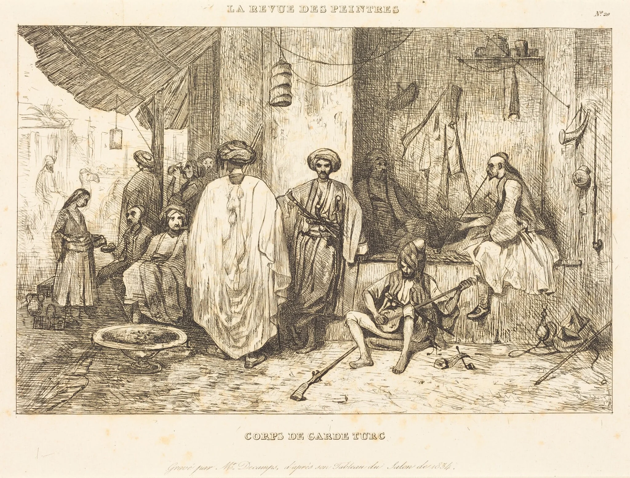 Le Corps de Garde, detail