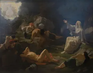 The Vision of the Prophet Ezekiel, by Ditlev Blunck, oil, 1830