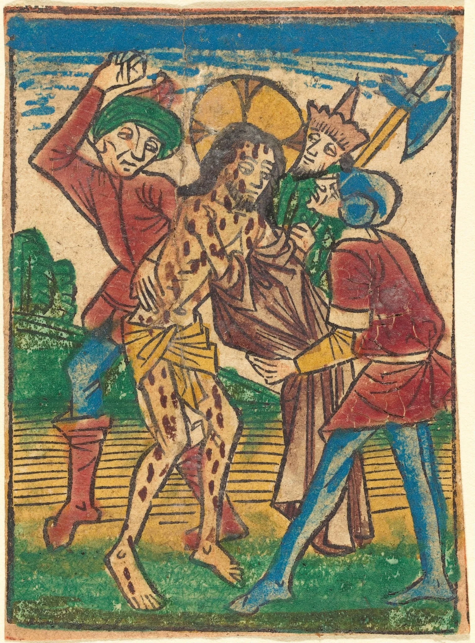 Christ Stripped, detail
