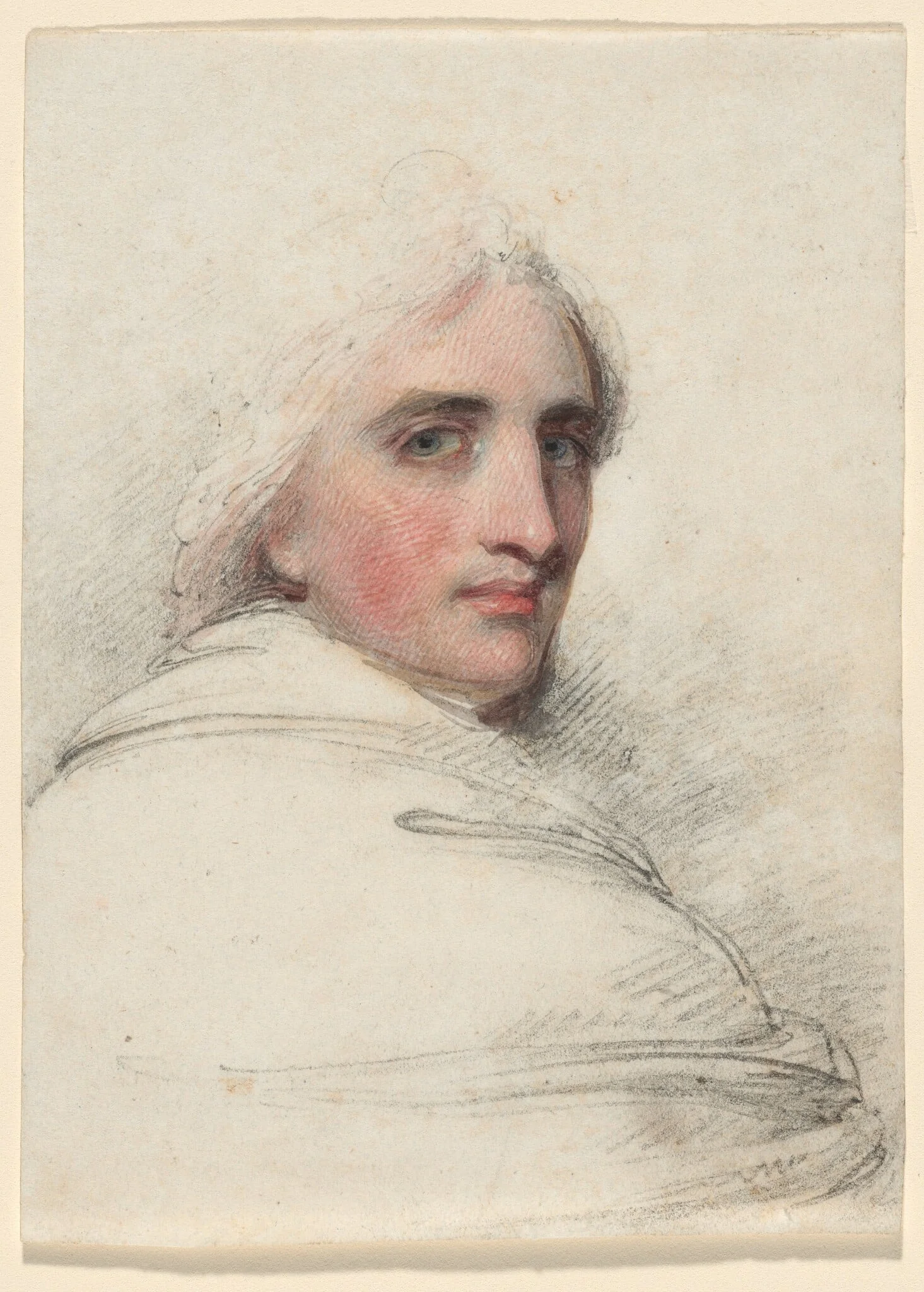 Head of a Man, detail