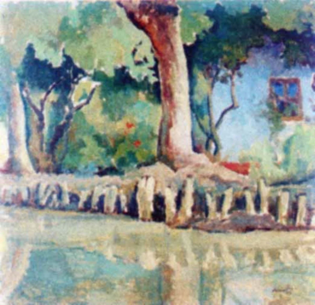 Peisaj, detail