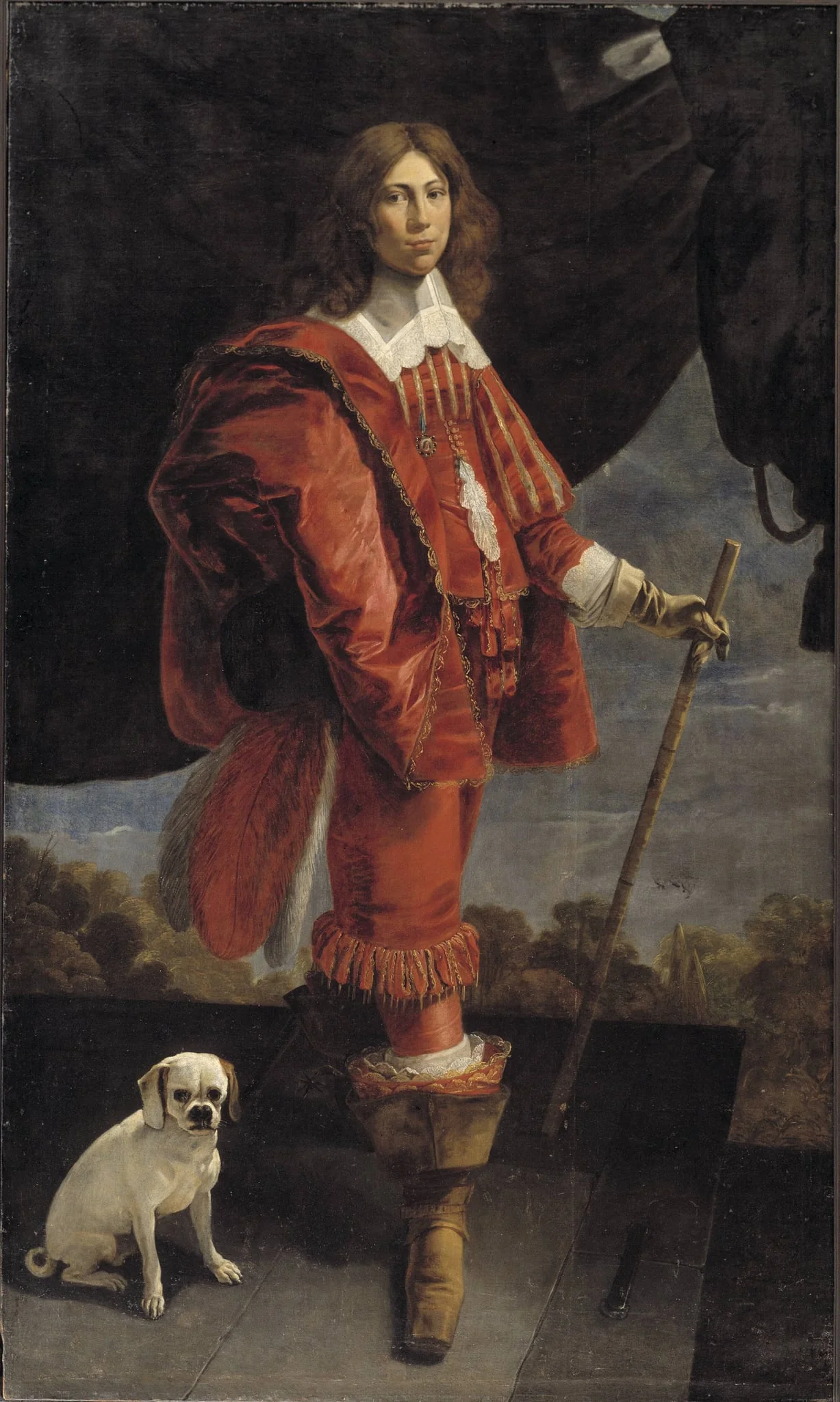 Ulrik Christian Gyldenløve (1630-1658), son of Christian IV and Vibeke Kruse, detail