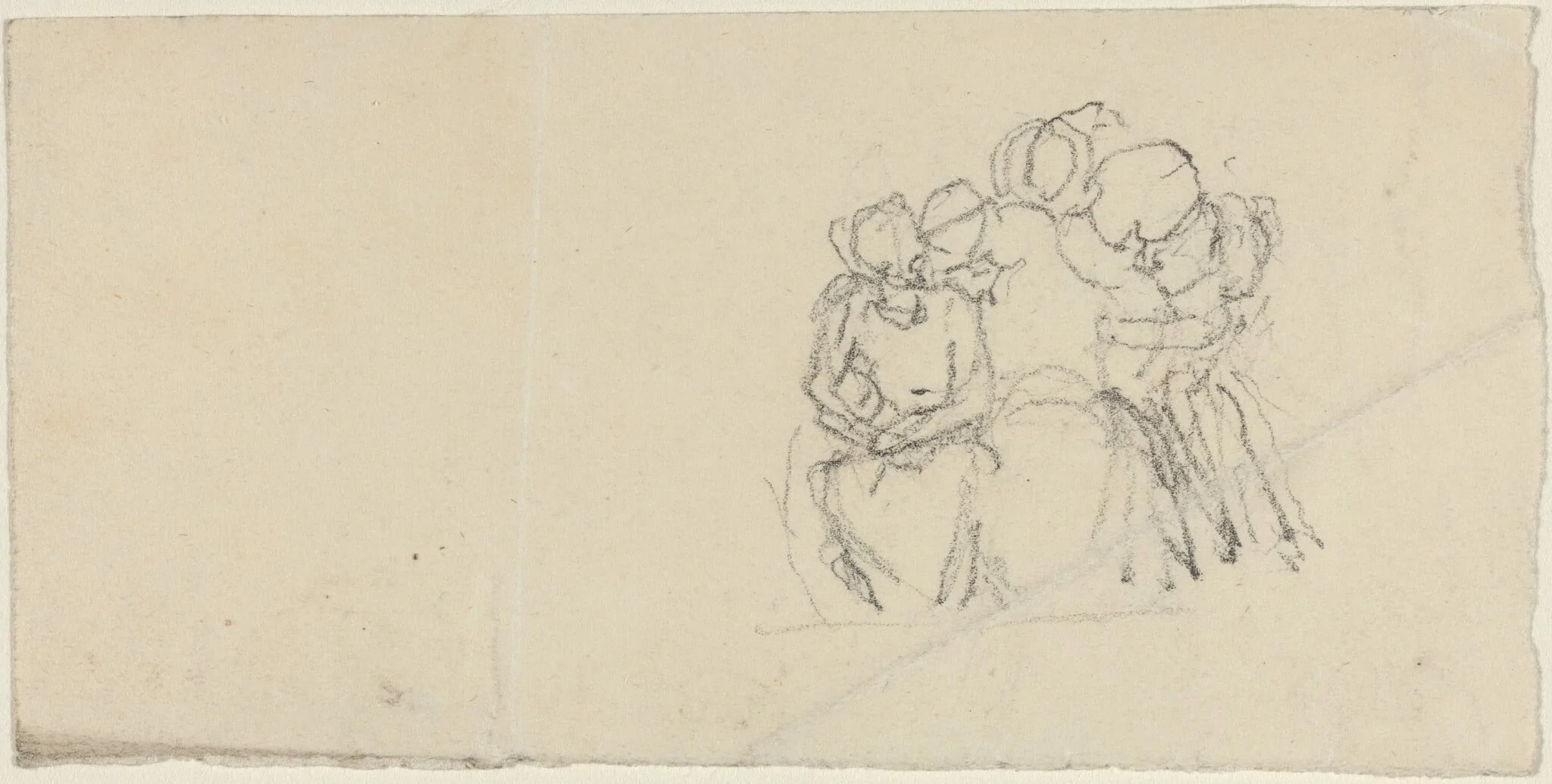 Group of Figures Surrounding Seated Figure, detail
