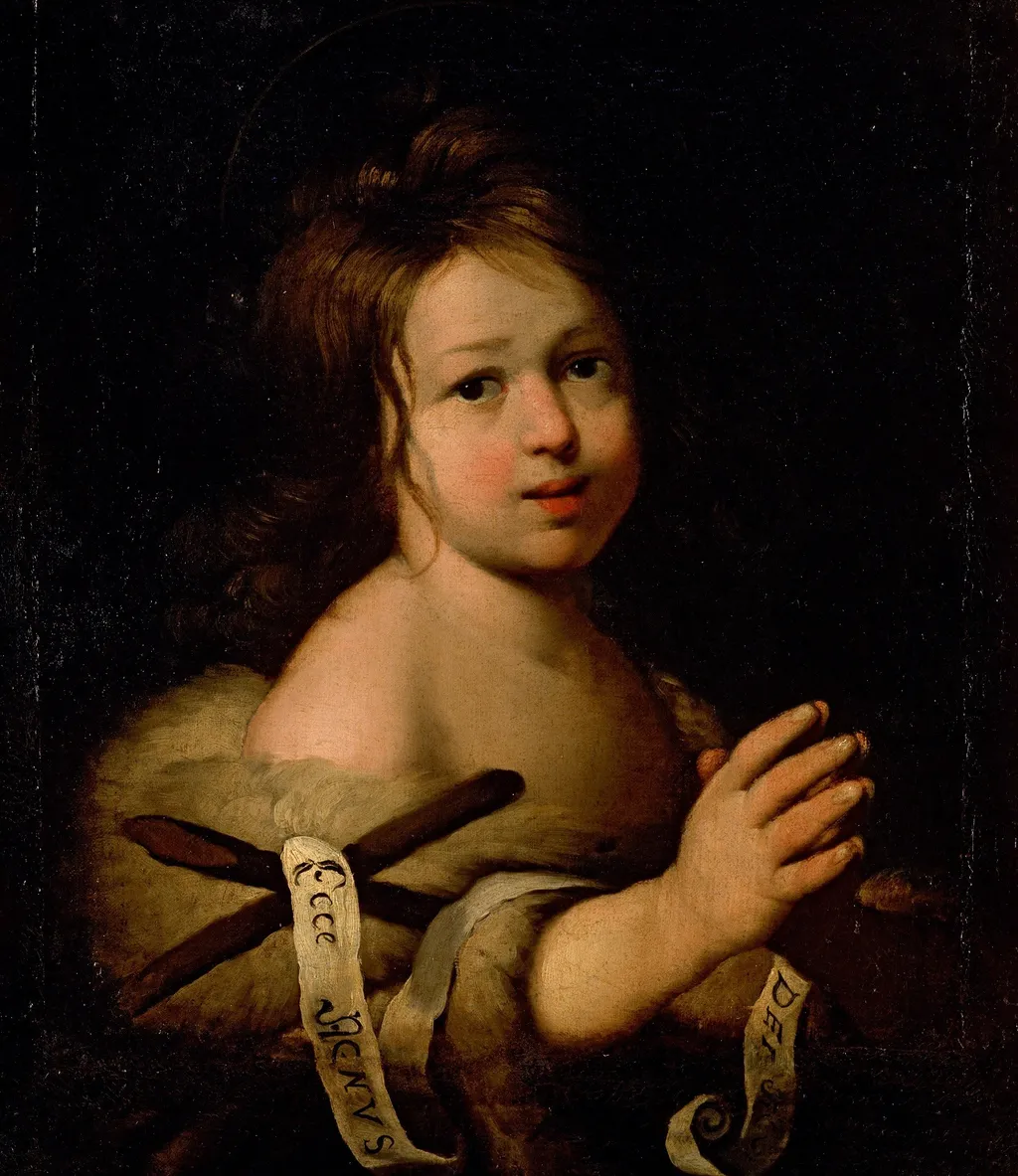 St John the Baptist, by Bernardo Strozzi, oil, 1622